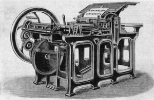 Печатный станок.